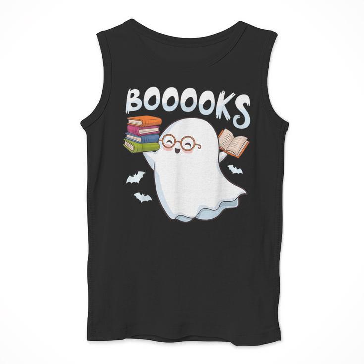 Books Halloween Librarian Teacher Reader Reading Book Lover Men Tank Top, funny design