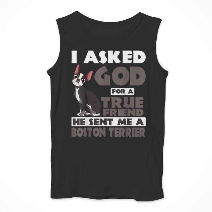 Boston Terrier American Gentleman Non-Sporting Dog Lover Men Tank Top, American Boston Terrier Gifts, funny design
