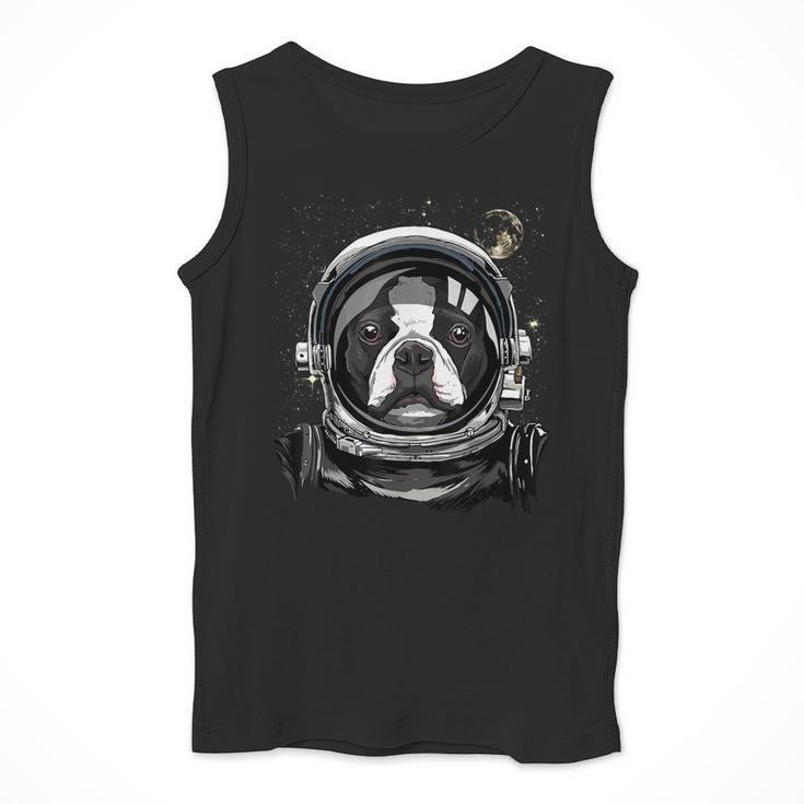 Boston Terrier Astronaut Shirt Spaceman Dog Space Lover Men Tank Top, funny design