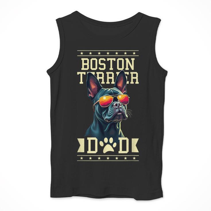 Boston Terrier Dad Boston Bull Bostie Dog Men Tank Top, Boston Terrier Dad Gifts, funny design