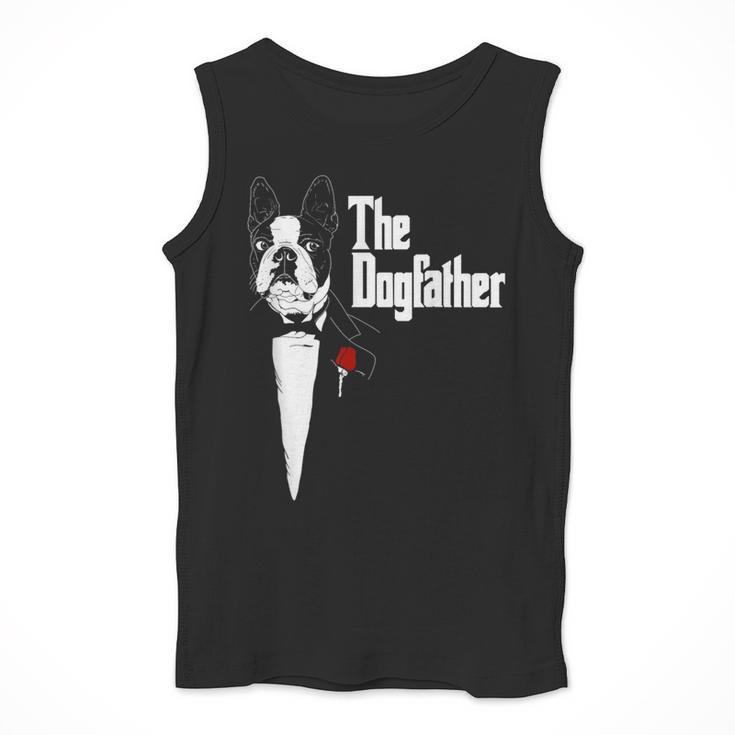 Boston Terrier Dad The DogFather Shirt Boston Terrier Men Tank Top, Boston Terrier Dad Gifts, funny design