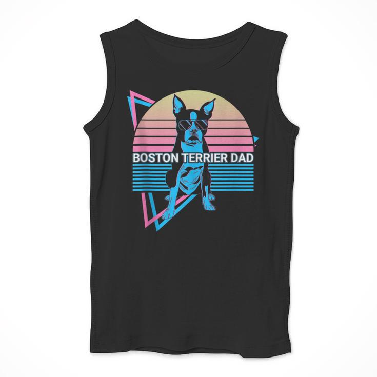 Boston Terrier Dad Retro Men Tank Top, Boston Terrier Dad Gifts, funny design