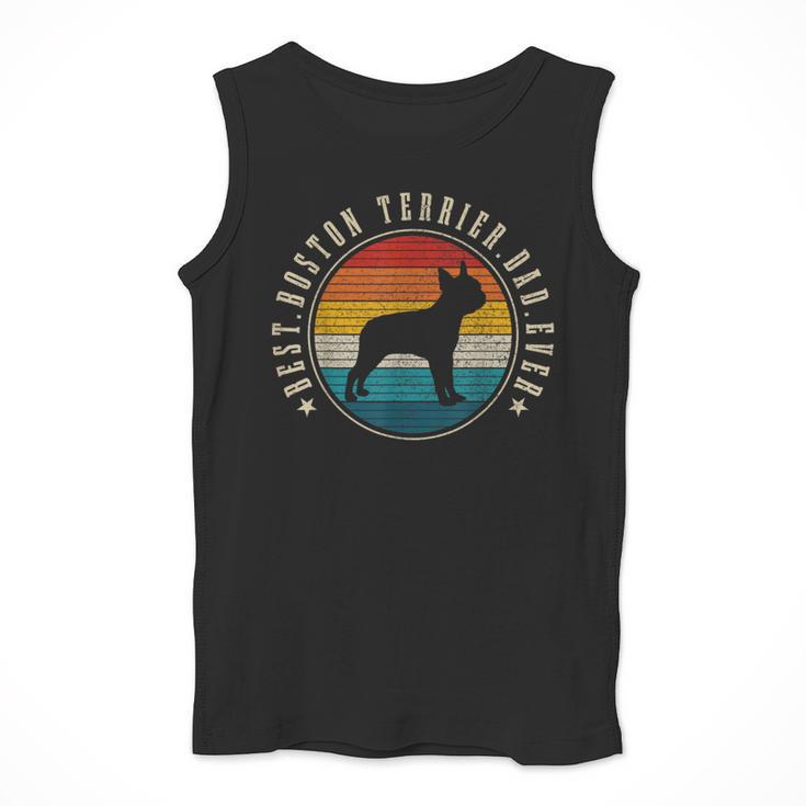 Boston Terrier Dad Retro Vintage Dog Bostie Dad Men Men Tank Top, Boston Terrier Dad Gifts, funny design