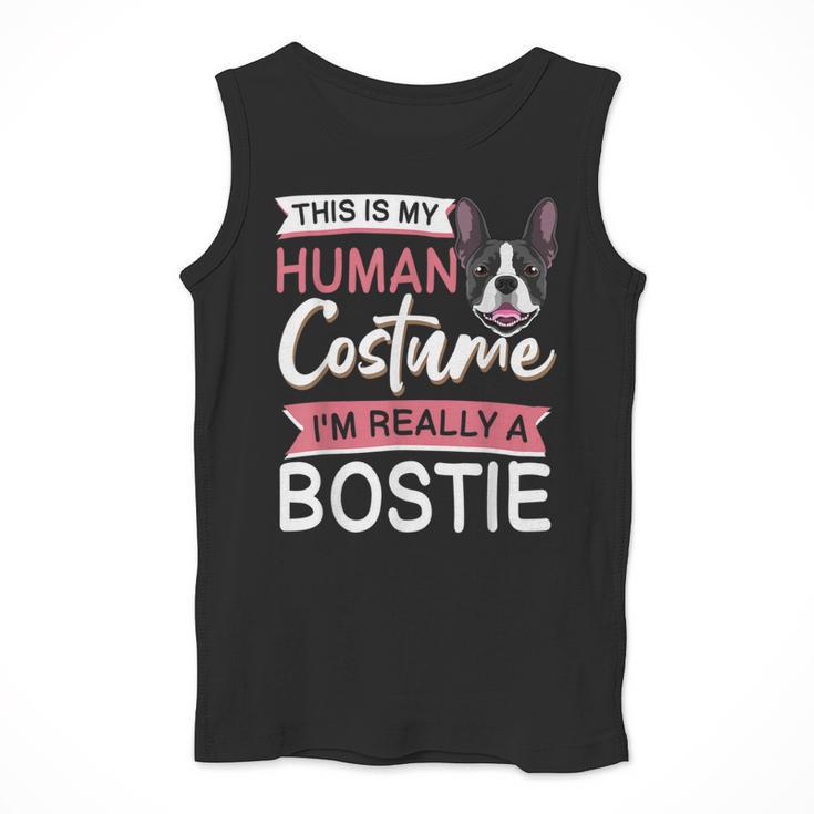 Boston Terrier Dog Bostie Halloween Costume Dog For Kids Men Tank Top, Boston Terrier Halloween Gifts, funny design