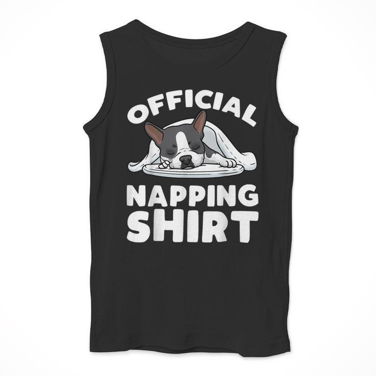 Boston Terrier Dog Official Sleeping Shirt Men Women Kids Men Tank Top, funny design