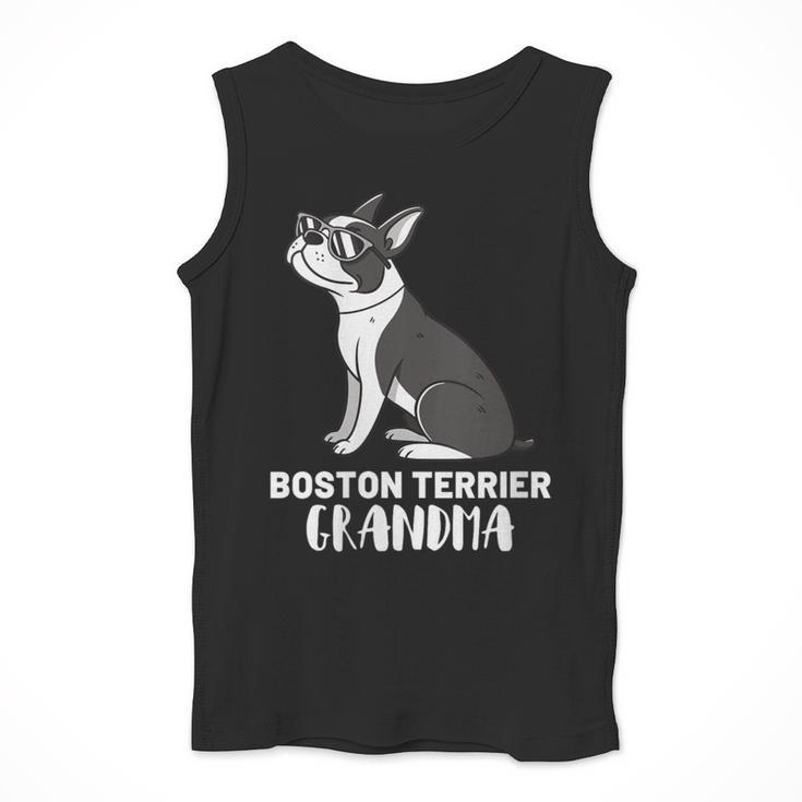 Boston Terrier Dog Owner Grandma Men Tank Top, funny design