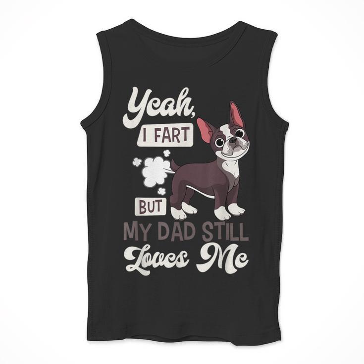 Boston Terrier Fart American Gentleman Non-Sporting Dog Men Tank Top, American Boston Terrier Gifts, funny design