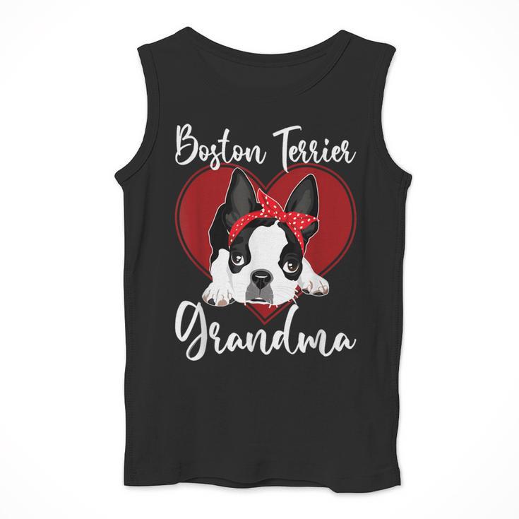 Boston Terrier Grandma Dog Owner Boston Terrier For Men Women Men Tank Top, funny design