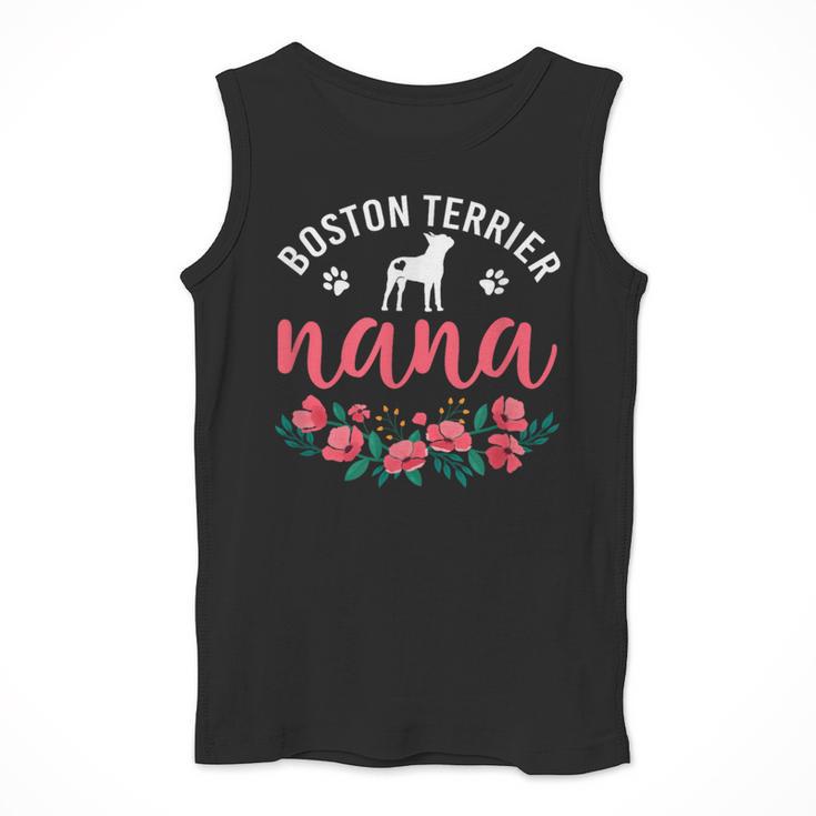 Boston Terrier Grandma Nana Dog Lover Christmas Men Tank Top, Boston Terrier Christmas Gifts, funny design