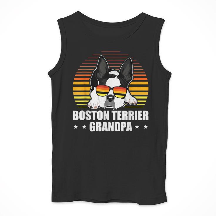 Boston Terrier Grandpa Dog Owner Boston Terrier Men Tank Top, funny design