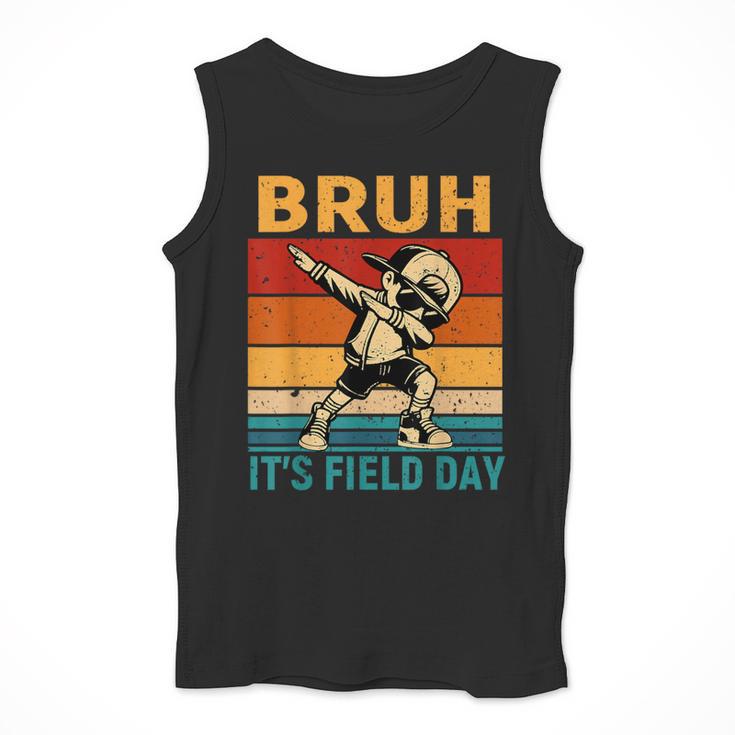 Bruh It's Field Day Teacher Happy Field Day Dabbing Boy Men Tank Top, funny design Bruh It's Field Day Teacher Happy Field Day Dabbing Boy Men Tank Top, funny design