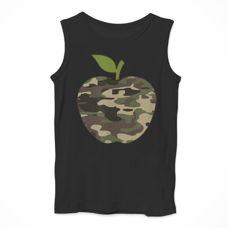 Camo Apple Camouflage Clothing School Student Camo Teacher Men Women Kids Men Tank Top, funny design Camo Apple Camouflage Clothing School Student Camo Teacher Men Women Kids Men Tank Top, funny design