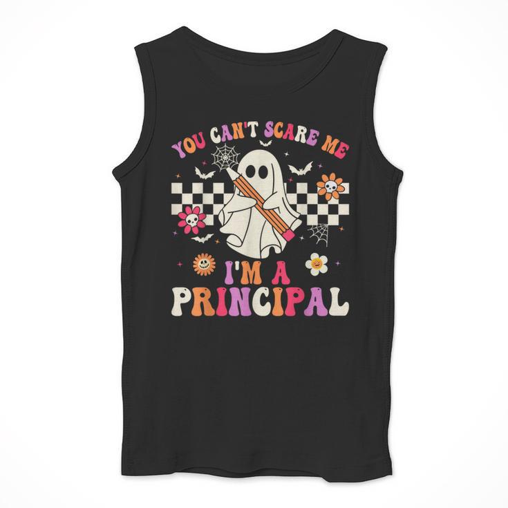 You Can't Scare Me I'm a Principal Halloween Teacher Men Tank Top, funny design You Can't Scare Me I'm a Principal Halloween Teacher Men Tank Top, funny design