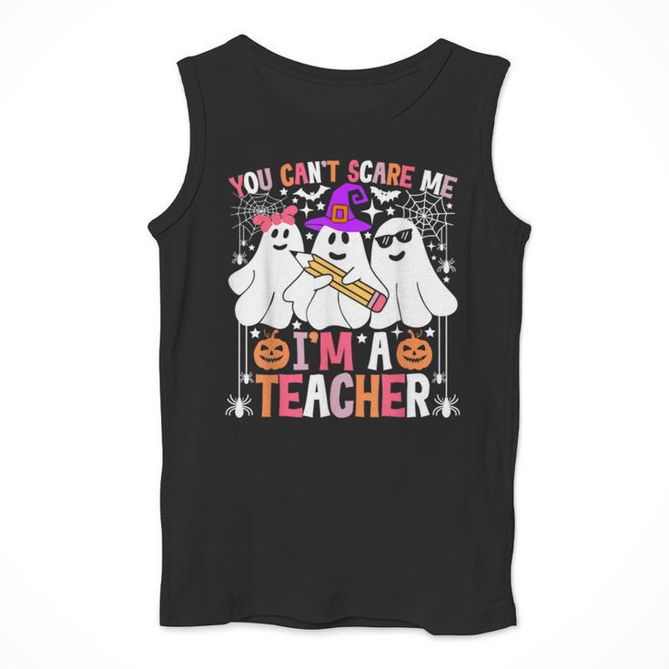You Can't Scare Me I'm A Teacher Halloween Men Tank Top, funny design You Can't Scare Me I'm A Teacher Halloween Men Tank Top, funny design