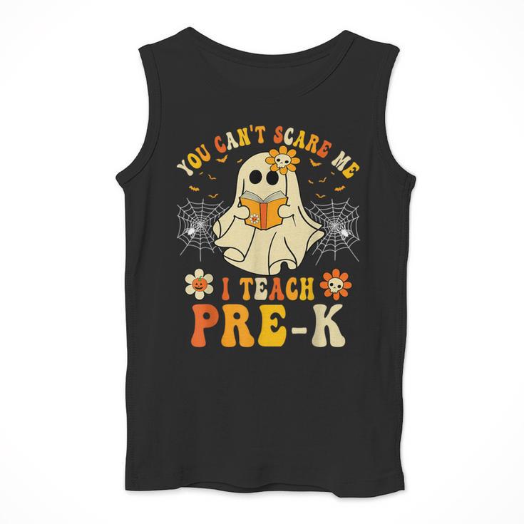 You Can't Scare Me I Teach Pre-K Halloween Teacher Ghost Men Tank Top, funny design You Can't Scare Me I Teach Pre-K Halloween Teacher Ghost Men Tank Top, funny design