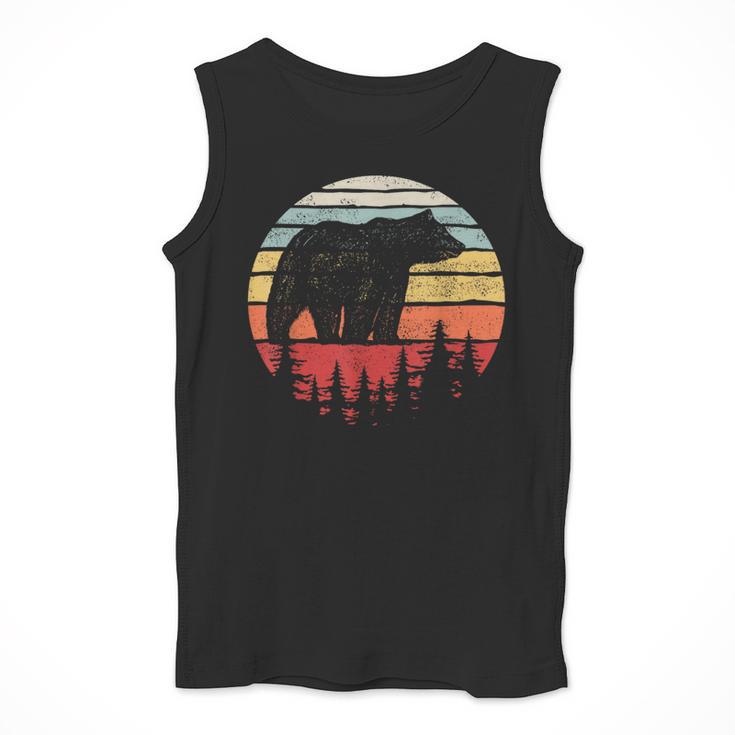 Catch Some Rays Vintage Retro Grizzly Bear Men Tank Top, funny design