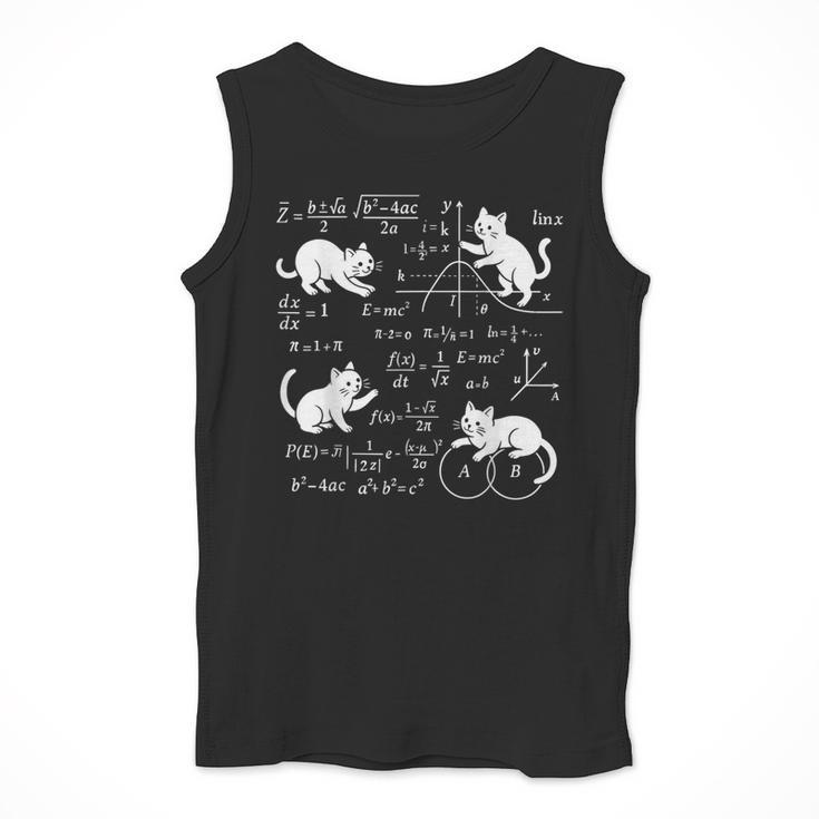 Cats And Math Lover Cat Lover Science Teacher Student Men Tank Top, Science Teacher Gifts, funny design