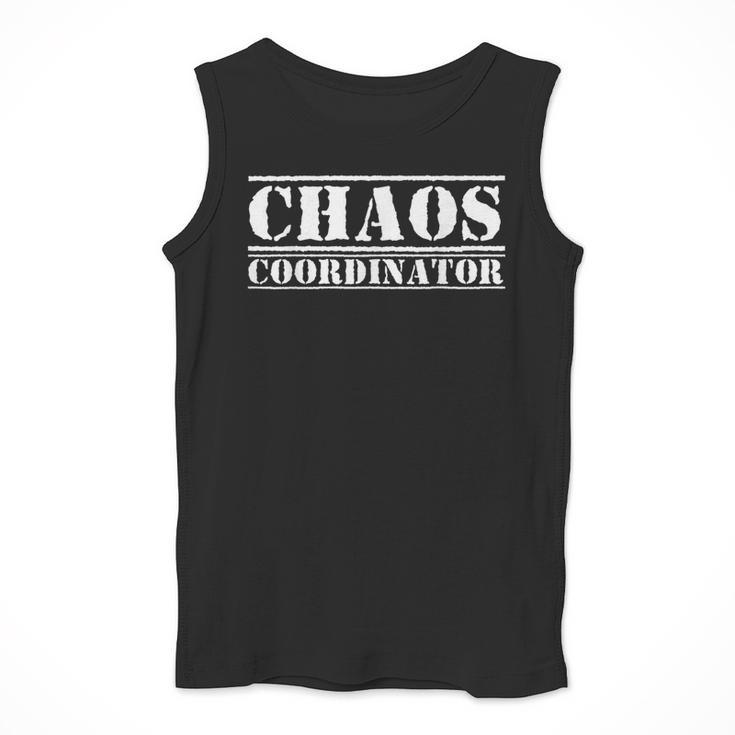 Chaos Coordinator Teacher Mom & Parents Men Tank Top, funny design Chaos Coordinator Teacher Mom & Parents Men Tank Top, funny design