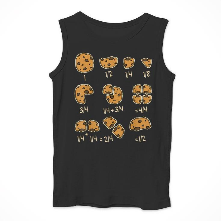 Chocolate Cookie Quick Math Fraction Math Teachers For Men Women Girls Kids Men Tank Top, funny design