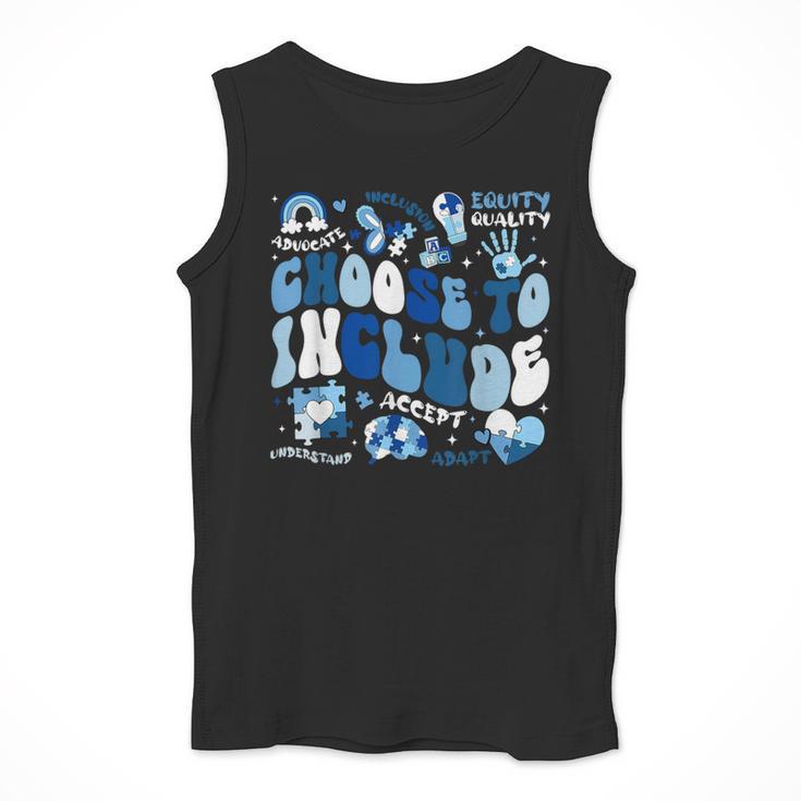 Choose To Include Inclusion Matters Autism Awareness Teacher Men Tank Top, funny design Choose To Include Inclusion Matters Autism Awareness Teacher Men Tank Top, funny design