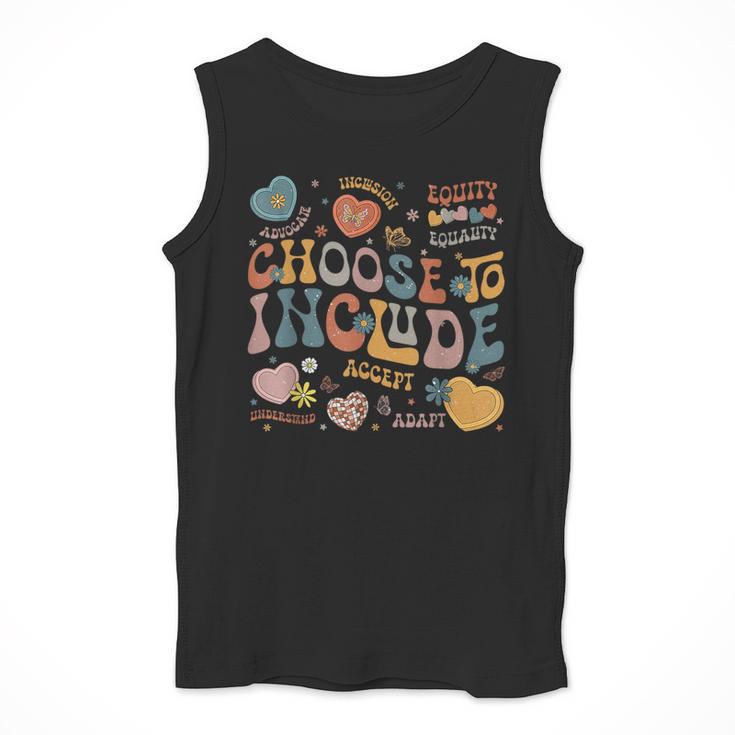 Choose To Include Inclusion Matters Autism Awareness Teacher Men Women Girls Kids Men Tank Top, funny design Choose To Include Inclusion Matters Autism Awareness Teacher Men Women Girls Kids Men Tank Top, funny design