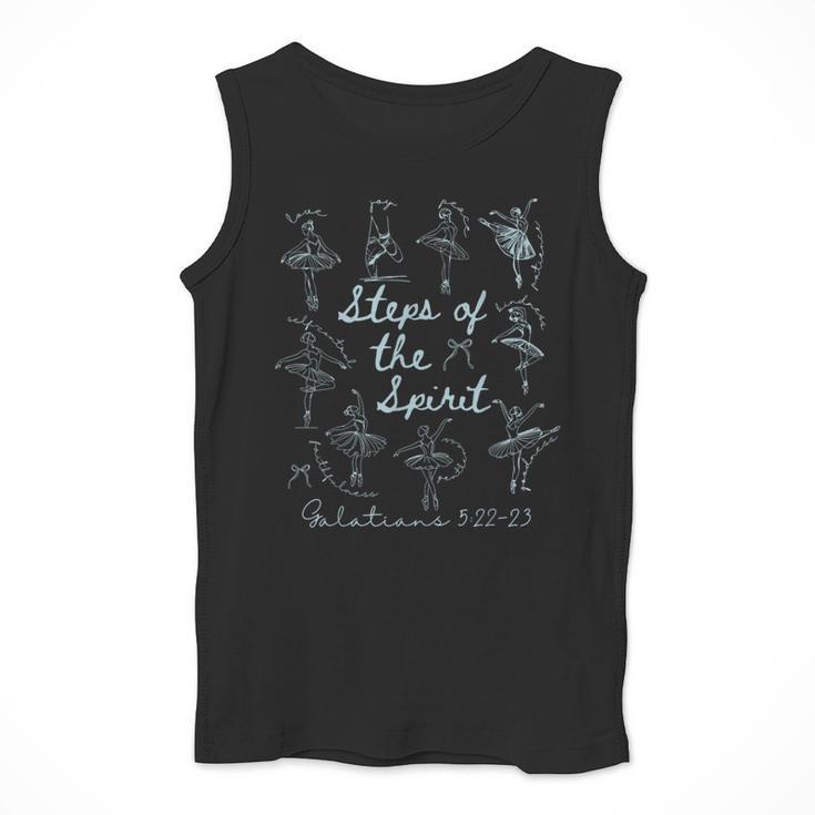 Christian Steps Of Spirit Bible Verse Ballet Dancer Teacher Men Tank Top, funny design