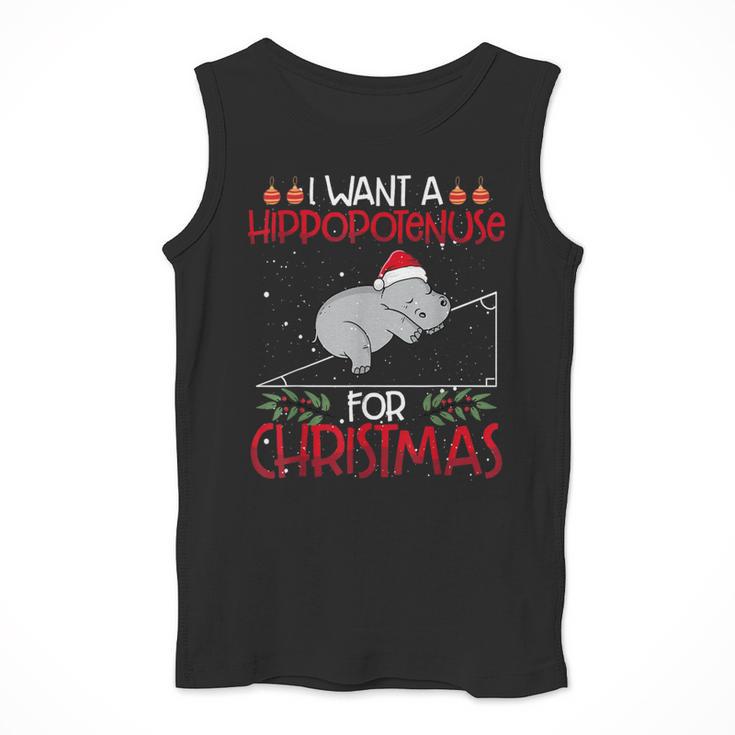 Christmas Math Teacher Hypotenuse Math Hippotenuse Men Women Men Tank Top, funny design