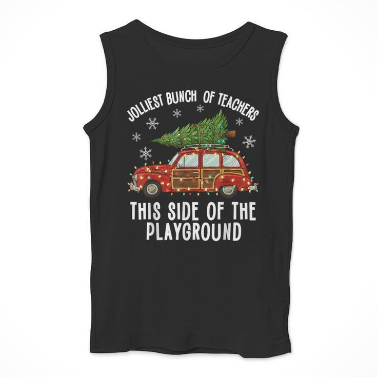 Christmas Teacher Squad Festive Car Tree Lights Xmas Men Tank Top, funny design Christmas Teacher Squad Festive Car Tree Lights Xmas Men Tank Top, funny design