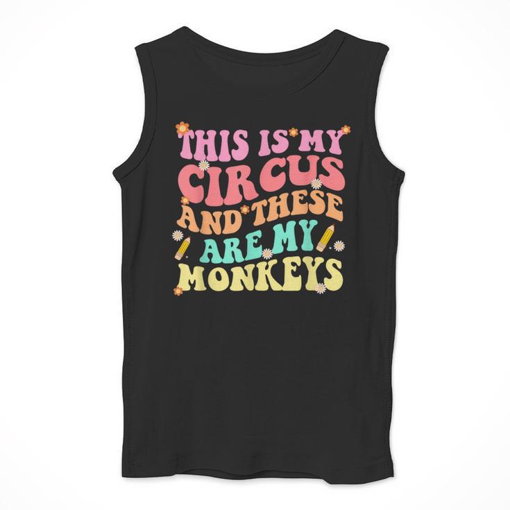 This Is My Circus And These Are My Monkeys School Teacher Men Tank Top, funny design This Is My Circus And These Are My Monkeys School Teacher Men Tank Top, funny design