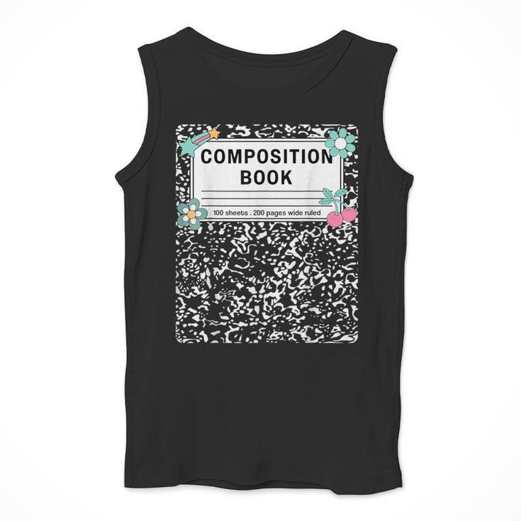 Composition Book Notebook Teachers Matching Group Halloween Men Tank Top, funny design Composition Book Notebook Teachers Matching Group Halloween Men Tank Top, funny design