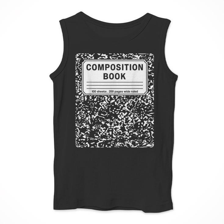 Composition Book Notebook Teachers Matching Group Halloween Men Tank Top, funny design Composition Book Notebook Teachers Matching Group Halloween Men Tank Top, funny design