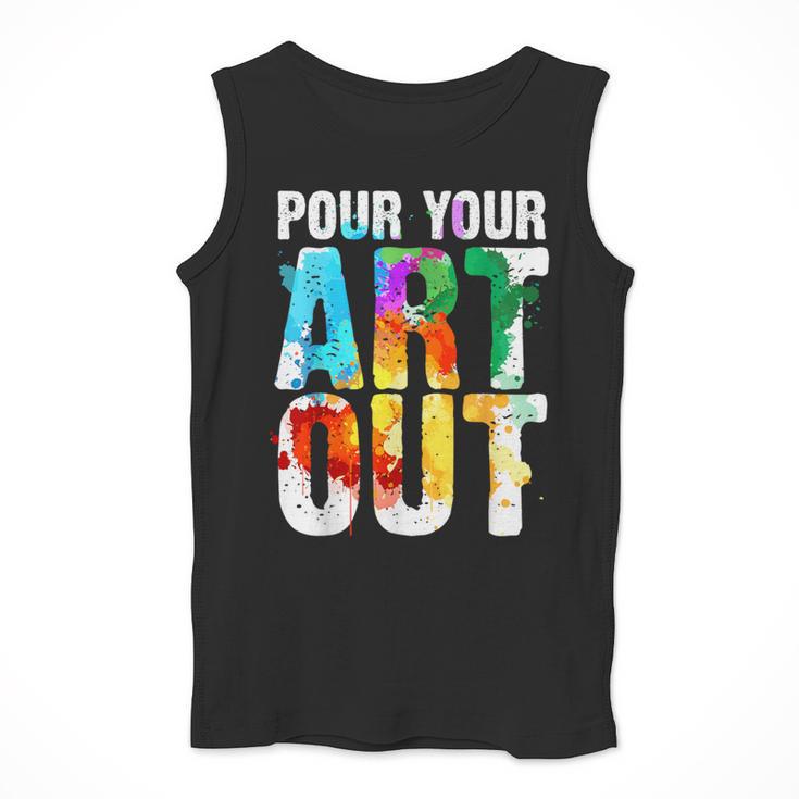 Cool Artist For Men Women Painter Art Teacher Paint Artists Men Tank Top, funny design