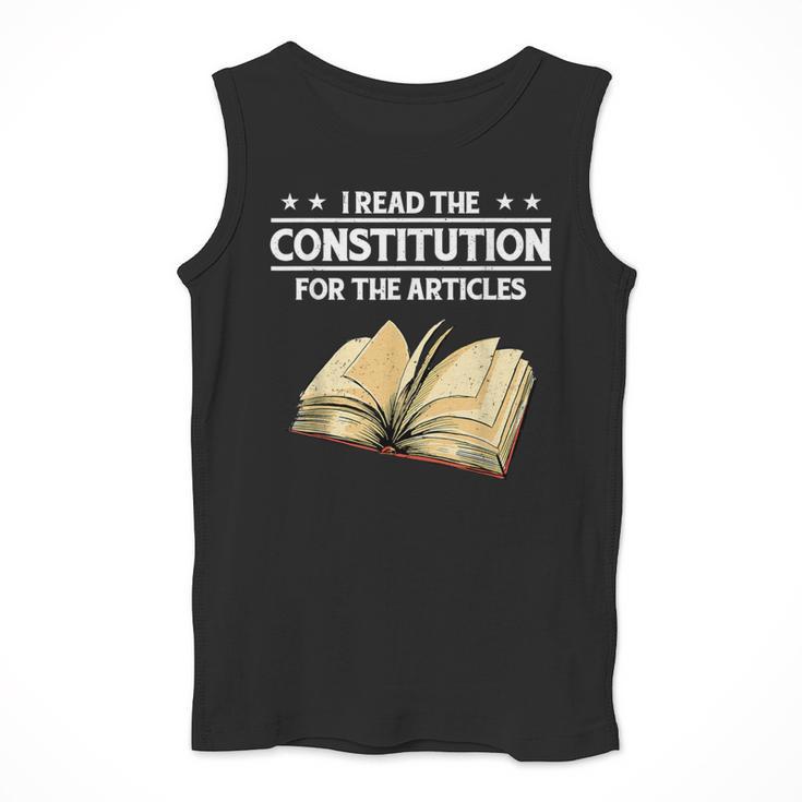 Cool History Teacher Read The Constitution For The Articles Men Tank Top, History Teacher Gifts, funny design Cool History Teacher Read The Constitution For The Articles Men Tank Top, History Teacher Gifts, funny design