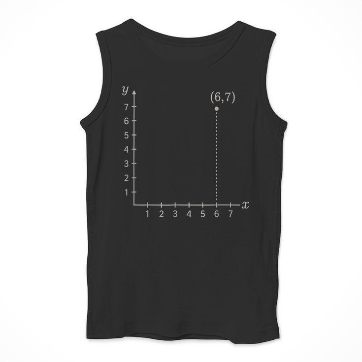 Coordinate 67 Math Teacher 67 Cartesian Grid Point Men Tank Top, funny design Coordinate 67 Math Teacher 67 Cartesian Grid Point Men Tank Top, funny design