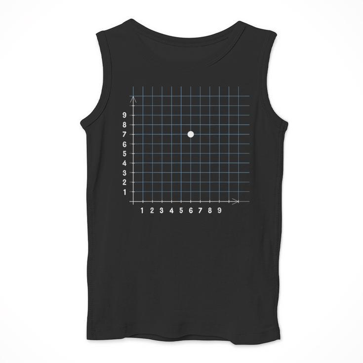 Coordinate 67 Math Teacher Math Joke Men Tank Top, funny design