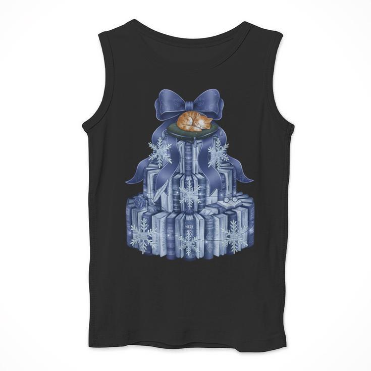 Coquette Bow Book Tree Merry Christmas Xmas Teacher Holiday Men Tank Top, funny design Coquette Bow Book Tree Merry Christmas Xmas Teacher Holiday Men Tank Top, funny design