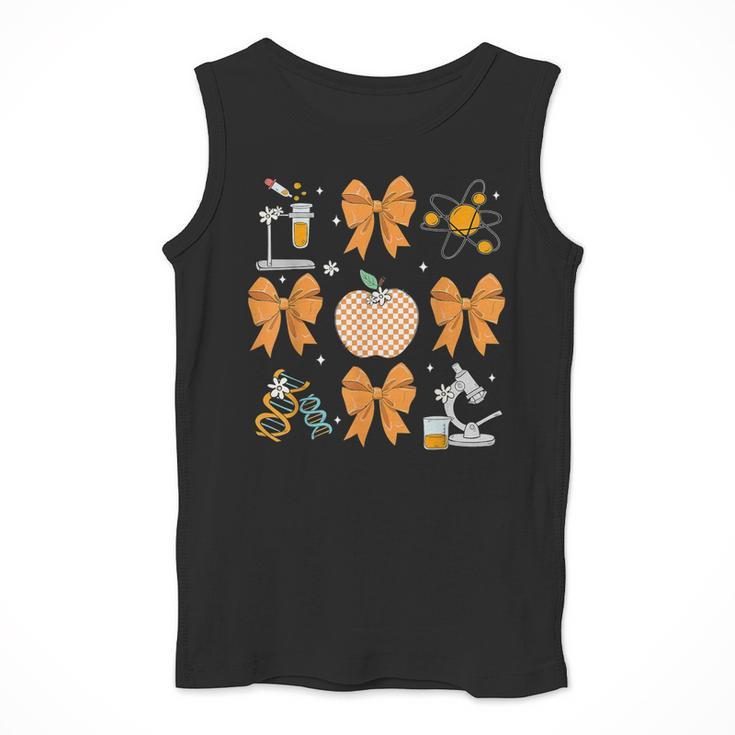 Coquette Bow Fall Science Teacher Stem Teacher Thanksgiving Men Tank Top, Science Teacher Gifts, funny design Coquette Bow Fall Science Teacher Stem Teacher Thanksgiving Men Tank Top, Science Teacher Gifts, funny design