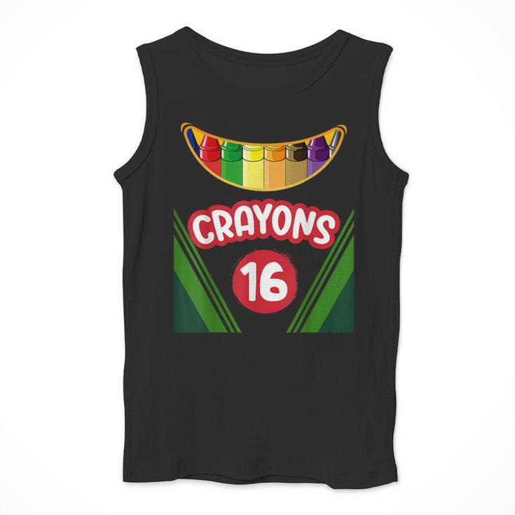 Crayon Box Fun Teacher Student Crayon Squad Halloween 2023 Men Tank Top, funny design Crayon Box Fun Teacher Student Crayon Squad Halloween 2023 Men Tank Top, funny design
