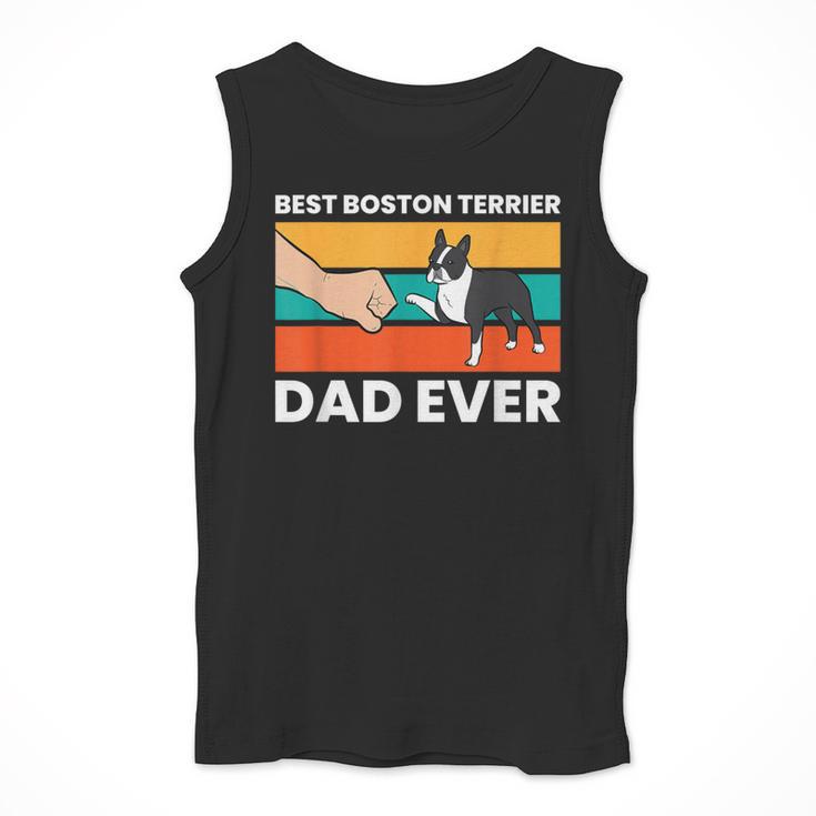 Cute Boston Terrier Best Boston Terrier Dad Ever Men Tank Top, Boston Terrier Dad Gifts, funny design