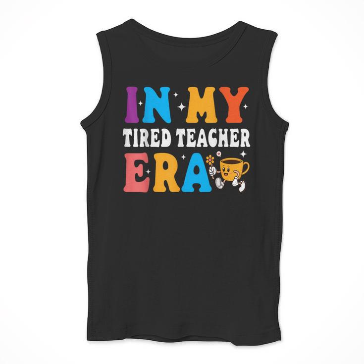 Cute Coffee Glass Face Happy Day In My Tired Teacher ERA For Men Women Men Tank Top, funny design Cute Coffee Glass Face Happy Day In My Tired Teacher ERA For Men Women Men Tank Top, funny design