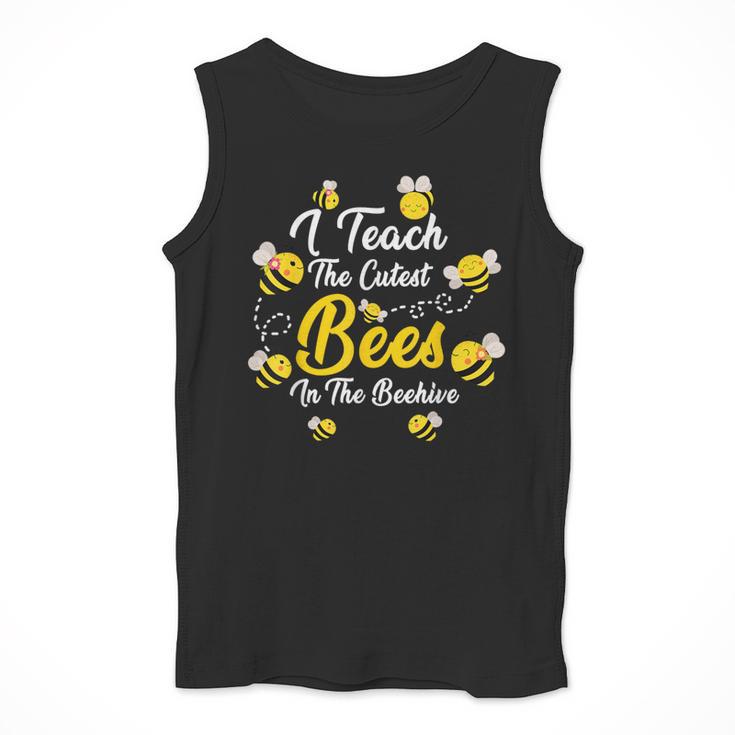 Cute I Teach The Cutest Bees In The Beehive Teacher's Day For Men Women Kids Men Tank Top, funny design Cute I Teach The Cutest Bees In The Beehive Teacher's Day For Men Women Kids Men Tank Top, funny design