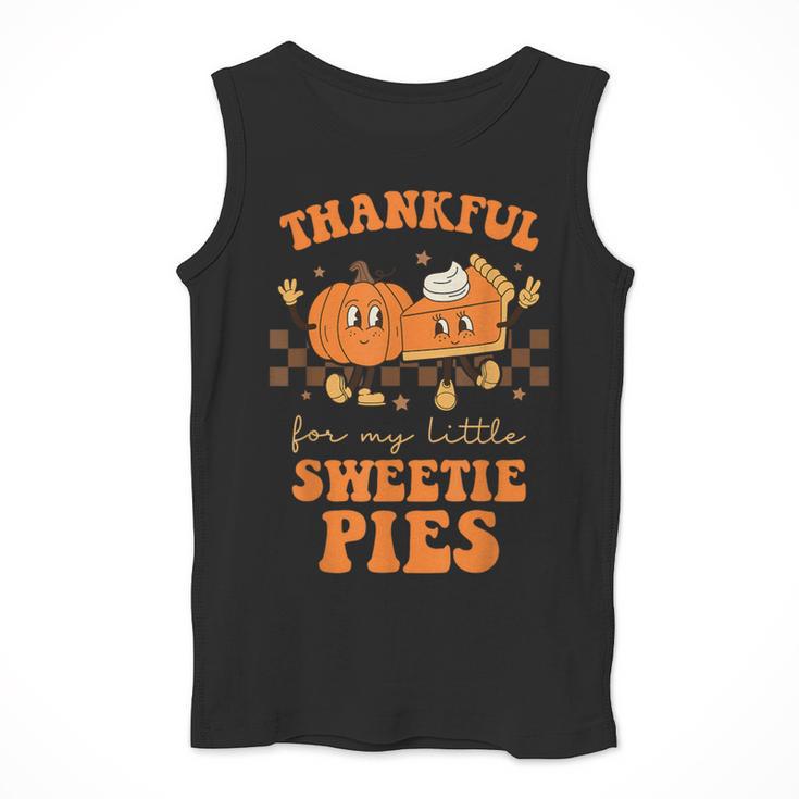 Cute Thanksgiving Teacher Thankful For My Sweetie Pies Mom Men Tank Top, funny design Cute Thanksgiving Teacher Thankful For My Sweetie Pies Mom Men Tank Top, funny design