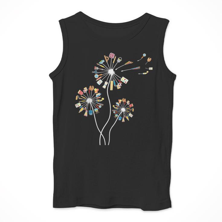 Dandelion Art Shirt For Artist Or Art Teacher Creative Art Men Tank Top, funny design Dandelion Art Shirt For Artist Or Art Teacher Creative Art Men Tank Top, funny design
