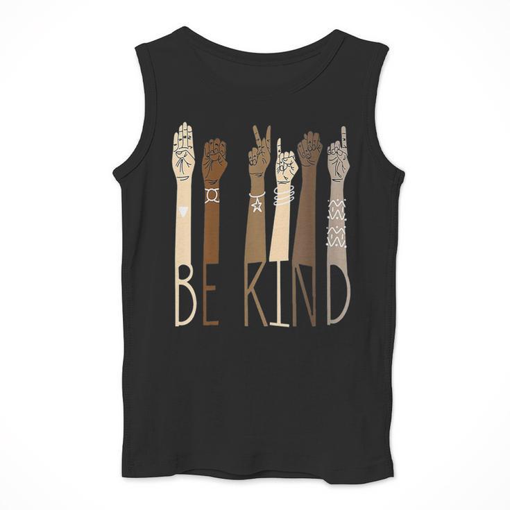 Deaf Be Kind Sign Language Hand Talking Teachers Interpreter Men Tank Top, funny design Deaf Be Kind Sign Language Hand Talking Teachers Interpreter Men Tank Top, funny design