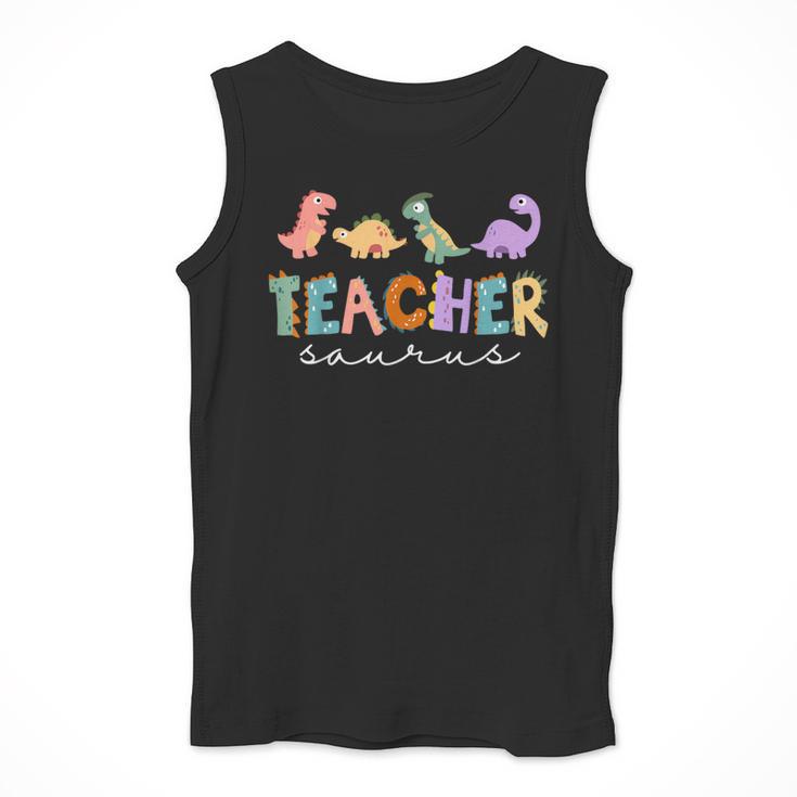 Dinosaur Teacher Teachersaurus Rex Dino Men Tank Top, funny design Dinosaur Teacher Teachersaurus Rex Dino Men Tank Top, funny design