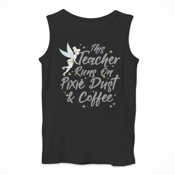 Disney Peter Pan Tinkerbell Teacher Pixie Dust And Coffee Men Tank Top, funny design Disney Peter Pan Tinkerbell Teacher Pixie Dust And Coffee Men Tank Top, funny design