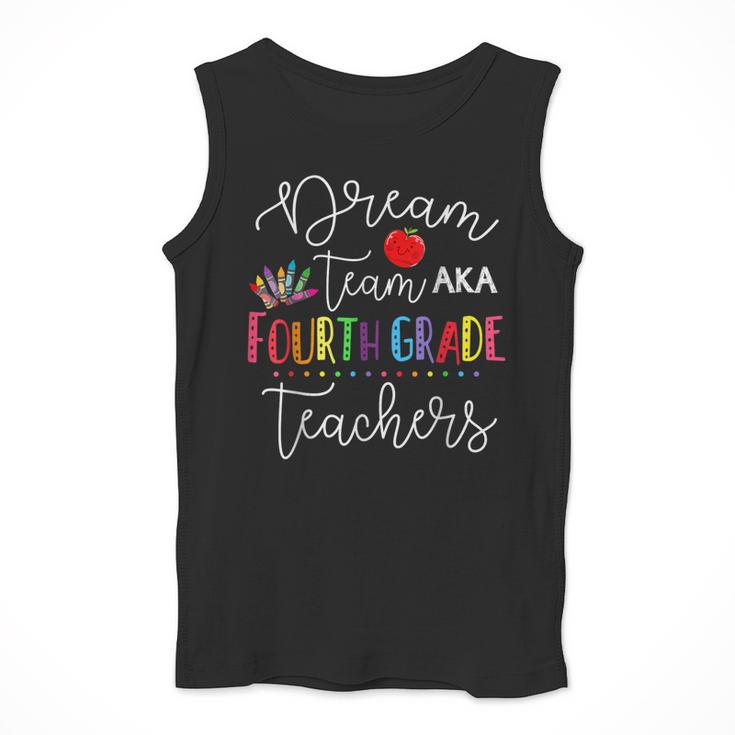 Dream Team Fourth Grade Teachers Back To School 4th Grade Men Tank Top, funny design Dream Team Fourth Grade Teachers Back To School 4th Grade Men Tank Top, funny design