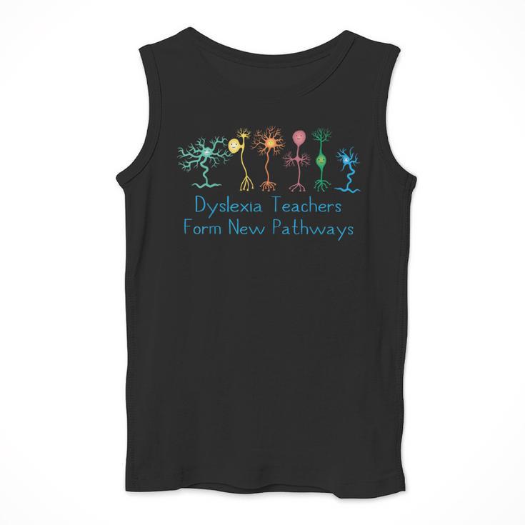 Dyslexia Teachers Form New Pathways Awareness Men Tank Top, funny design Dyslexia Teachers Form New Pathways Awareness Men Tank Top, funny design