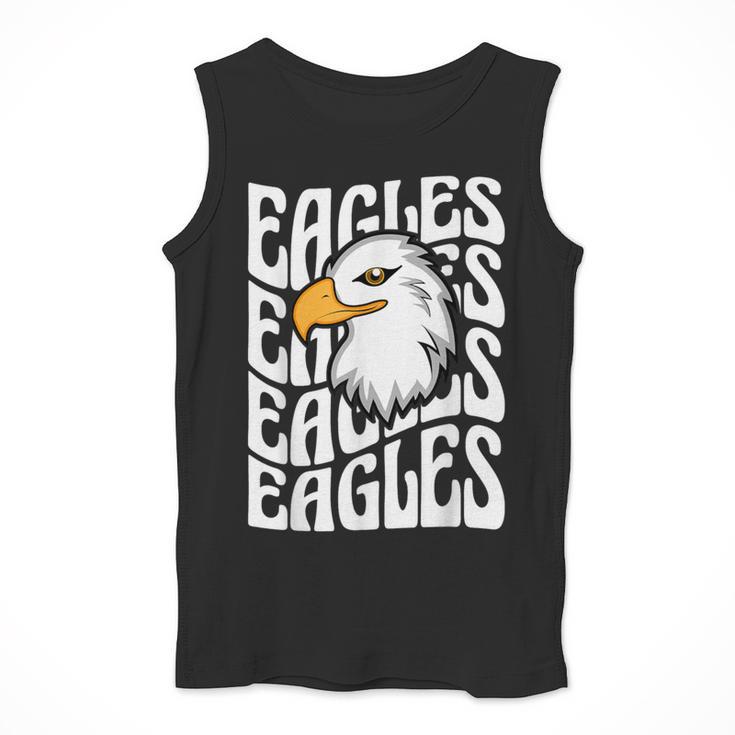 Eagles School Sports Fan Team Spirit Teacher Parent Student Men Tank Top, funny design