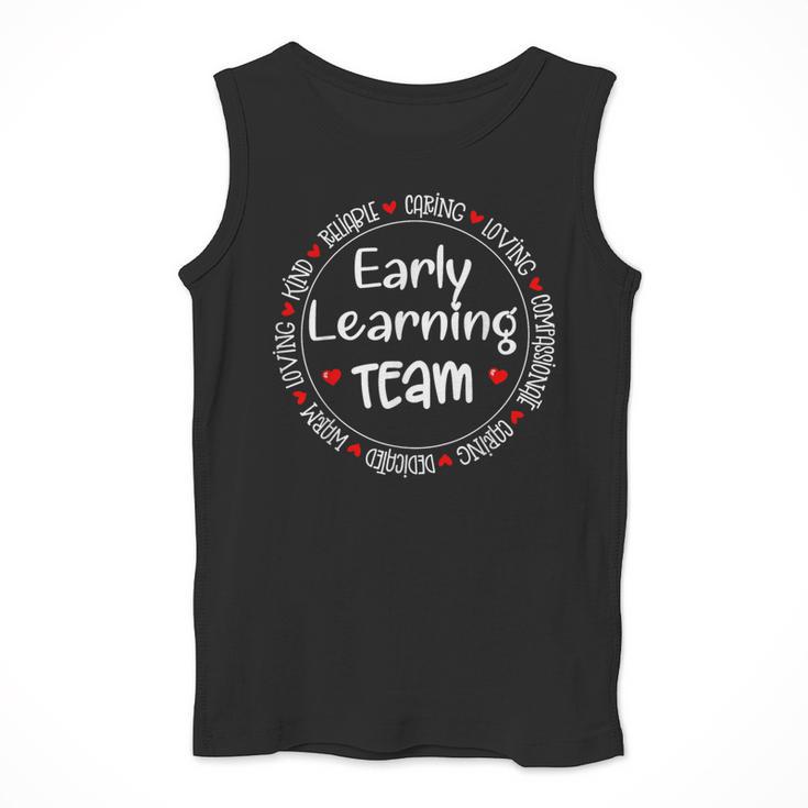 Early Learning TEAM Preschool Teacher Early Learners Crew Men Tank Top, funny design Early Learning TEAM Preschool Teacher Early Learners Crew Men Tank Top, funny design